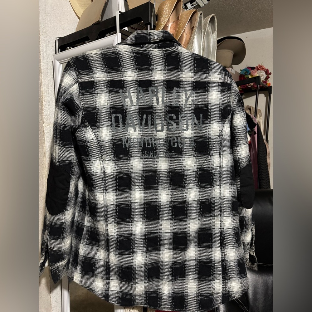 Harley Davidson plaid jacket